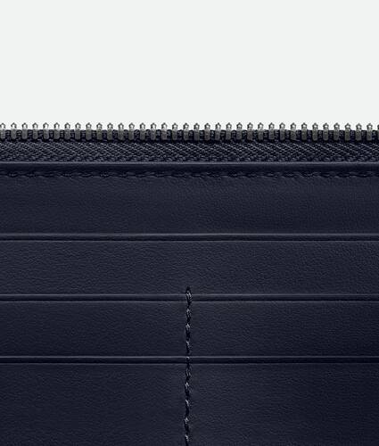 Intrecciato Piccolo Zip Around Wallet