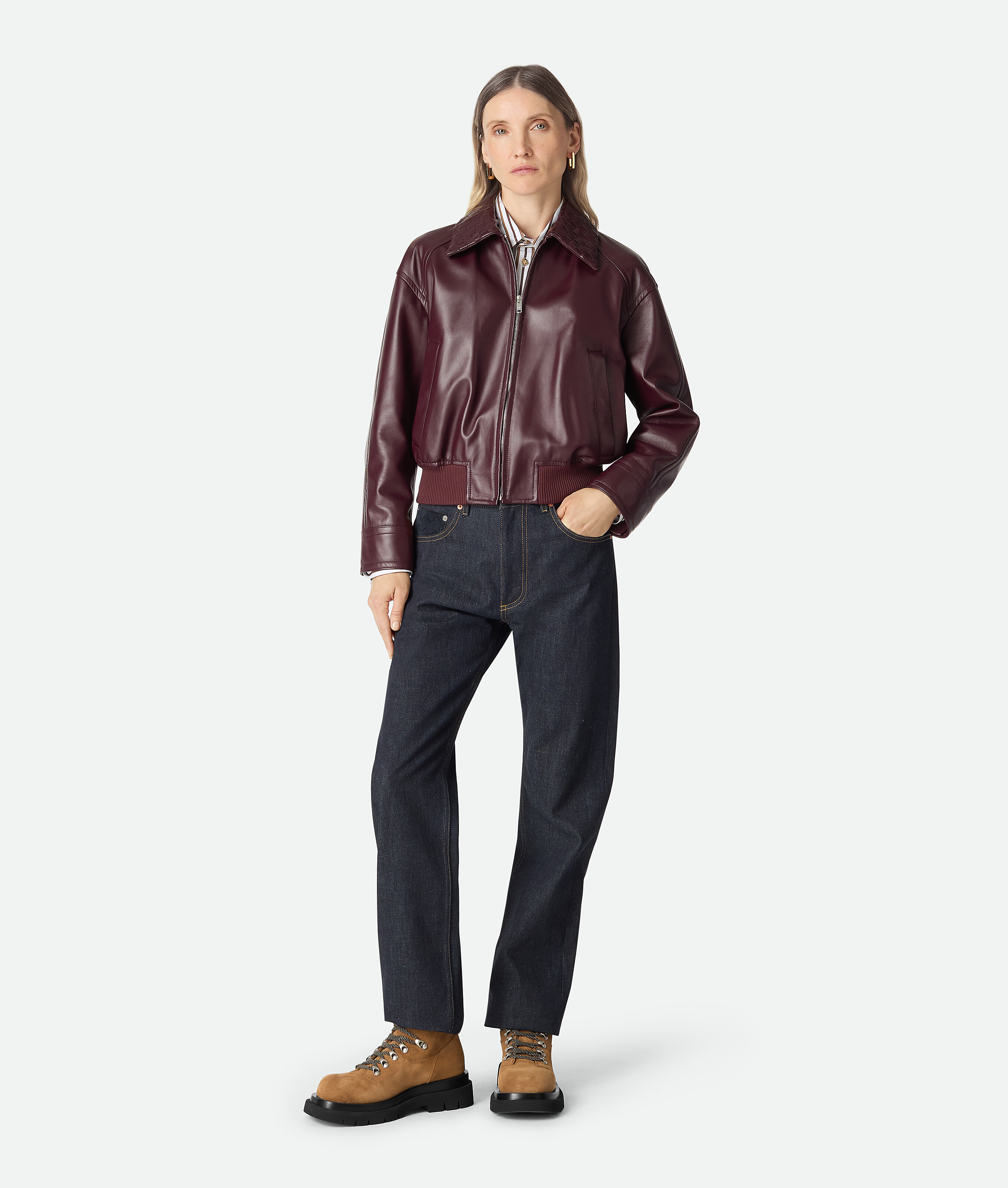 Bottega Veneta Bottine De Randonnée Lug In Brown