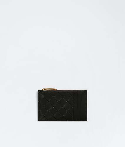 &Eacute;tui pour cartes zipp&eacute; pour Femme en Black Bottega Veneta Canada FR - Image 1