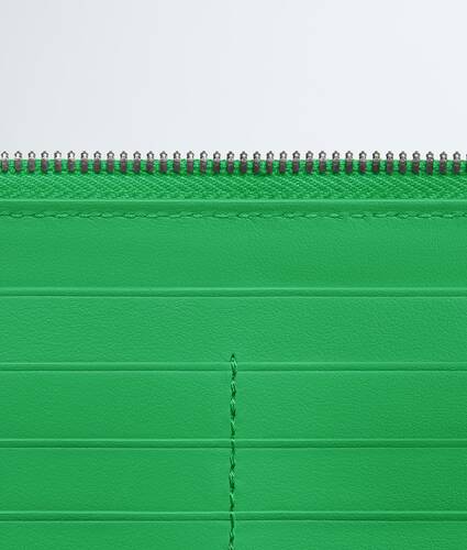 Women's Cassette Zip Around Wallet in Black/parakeet Bottega Veneta Zimbabwe EN - Image 3