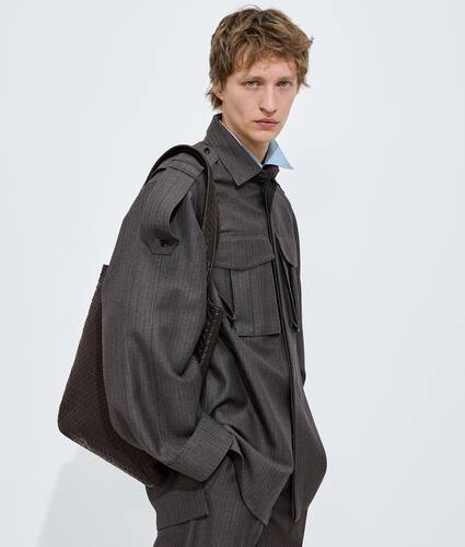 Men's Veneto Tote in Espresso Bottega Veneta Monaco EN - Image 5