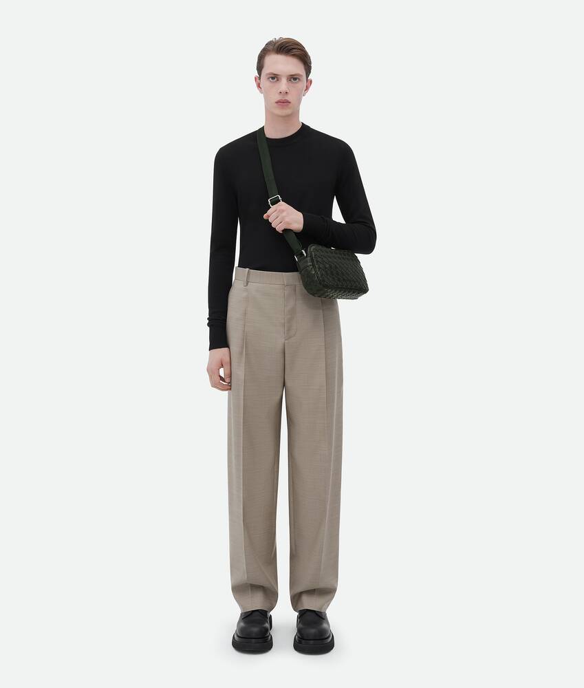 Small Intrecciato Camera Bag in Dark green Bottega Veneta South Korea EN - Image 2