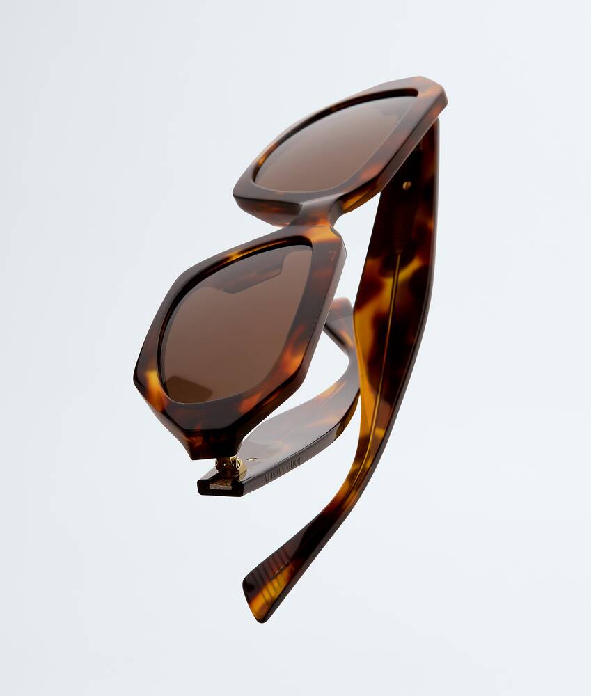 Classic Oval Sunglasses in Brow Bottega Veneta United Kingdom EN - Image 3