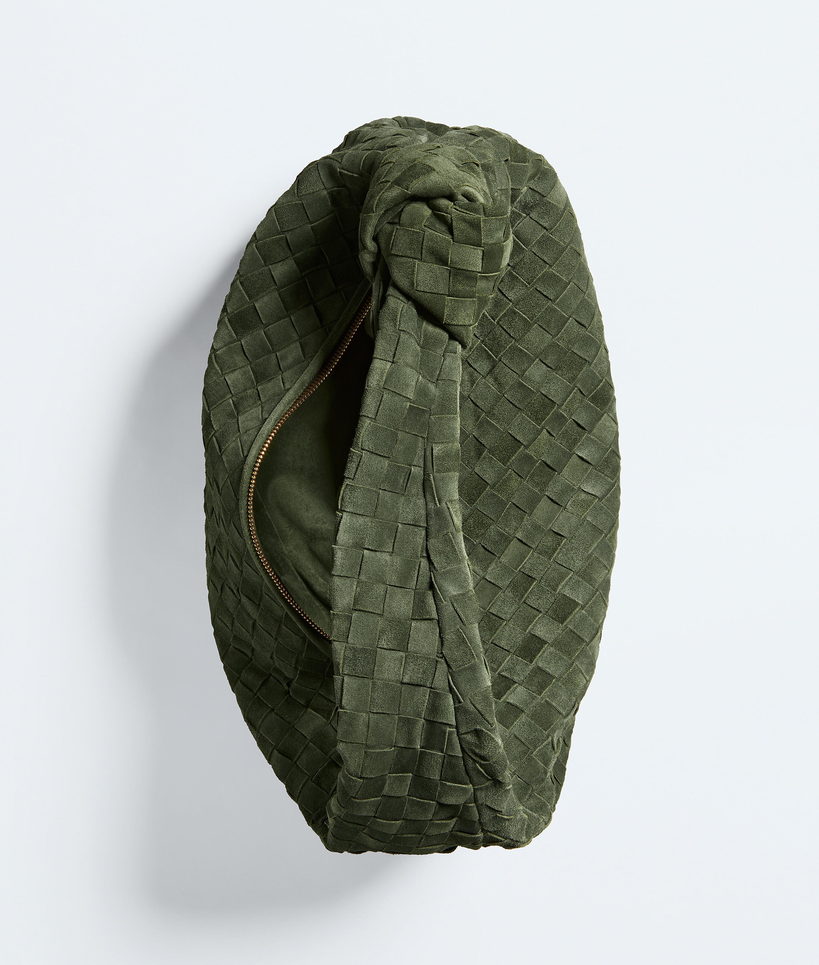 Women's Jodie in Green tweed Bottega Veneta Belgium EN - Image 3