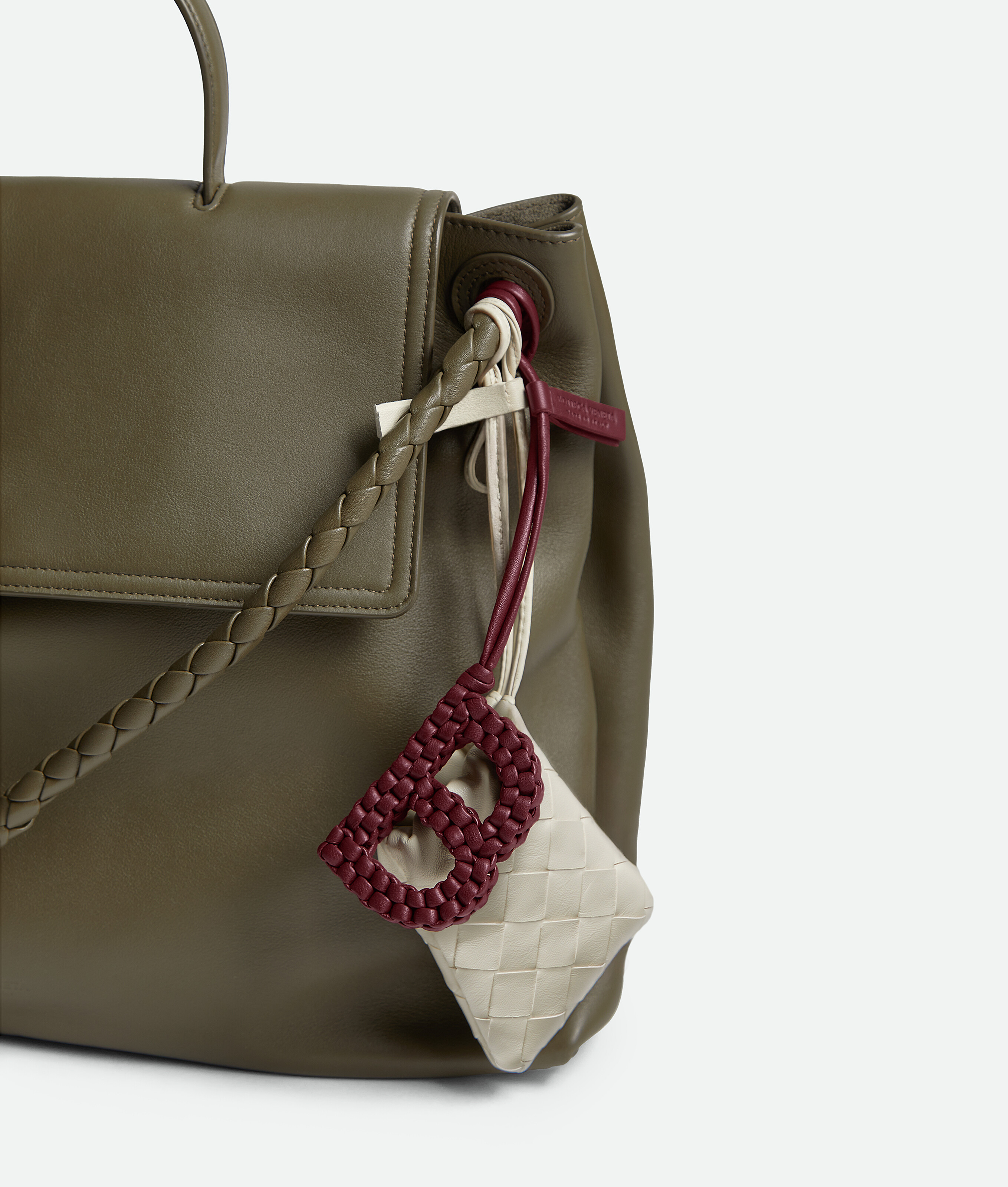 Bottega Veneta Micro Dustbag In Gray