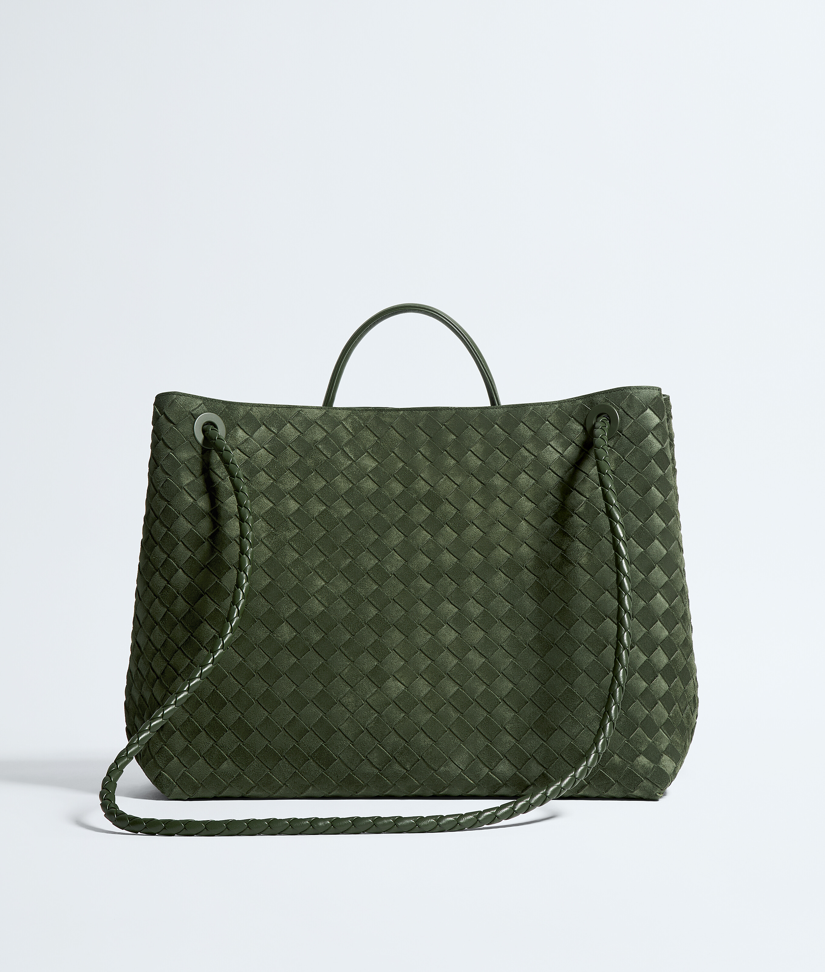 Bolso Andiamo grande para Mujer en Green tweed Bottega Veneta México ES - Image 5