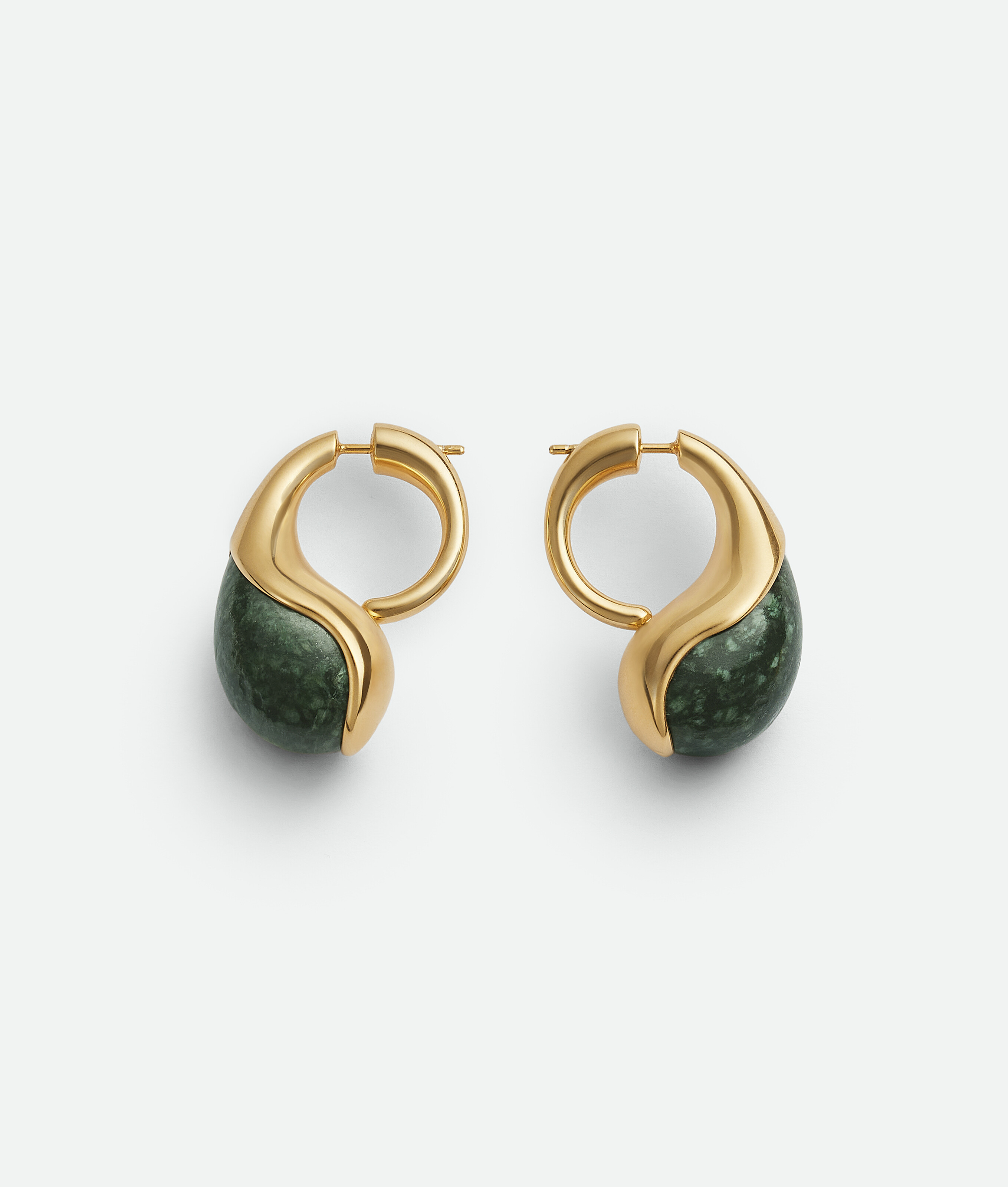 新品未使用♪BOTTEGA VENETA3708 PARAKEETグリーンピアス Women's Drop Marble Earrings in Green marble alpi | Bottega Veneta LT