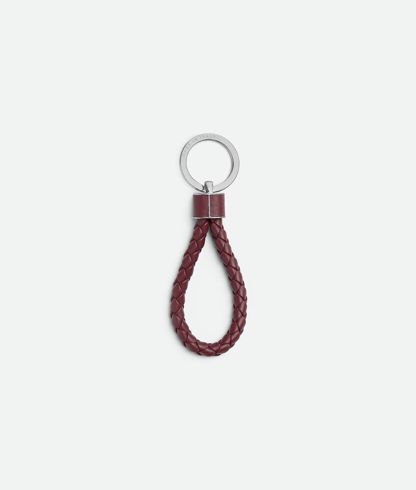 Men's Intreccio Key Ring in Barolo Bottega Veneta Finland EN - Image 2