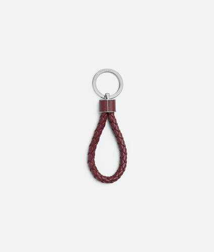 Men's Intreccio Key Ring in Barolo Bottega Veneta Norway EN - Image 2