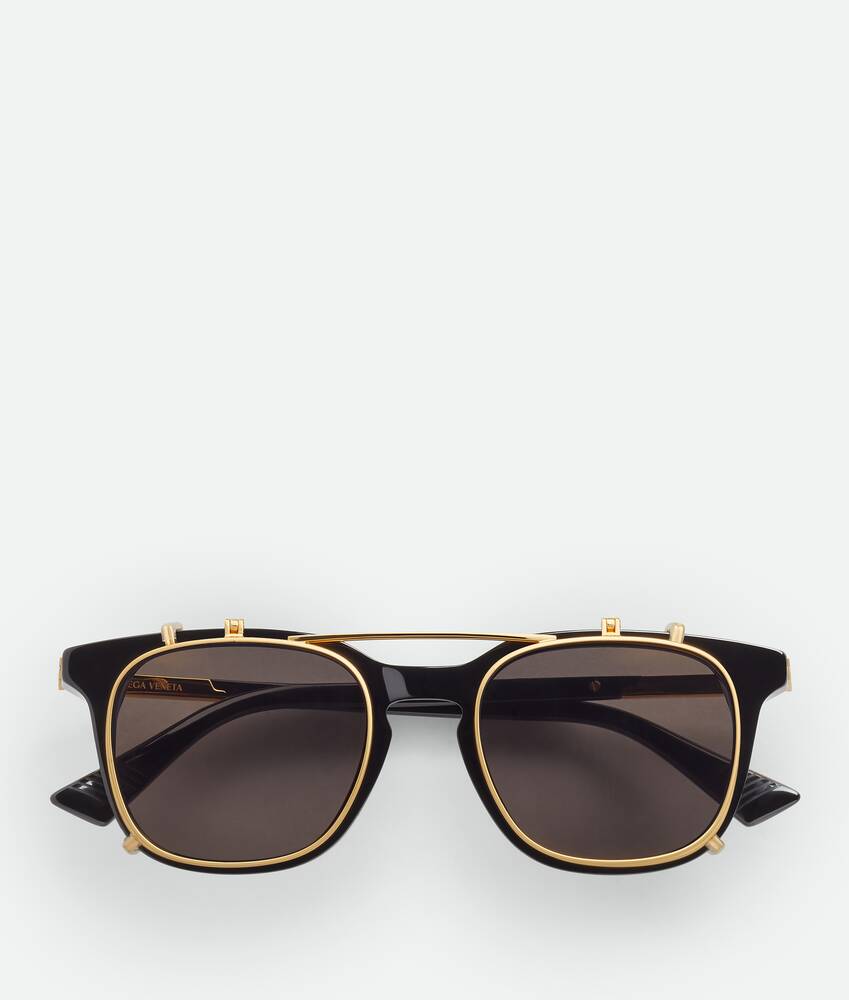 Ein größeres Bild des Produktes anzeigen 1 - Quadratische Classic Clip-On Sonnenbrille
