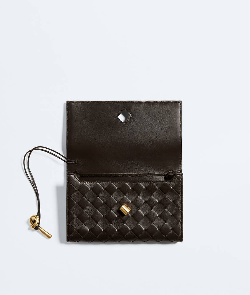 Women's Andiamo Pouch on Strap in Fondant Bottega Veneta United States EN - Image 3