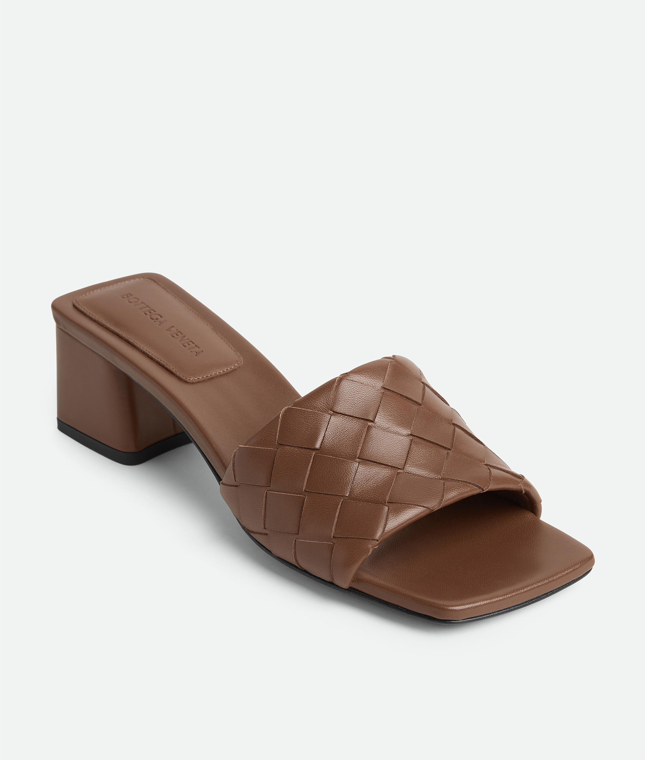 Women's Parco Mule in Dark leather Bottega Veneta Australia EN - Image 6