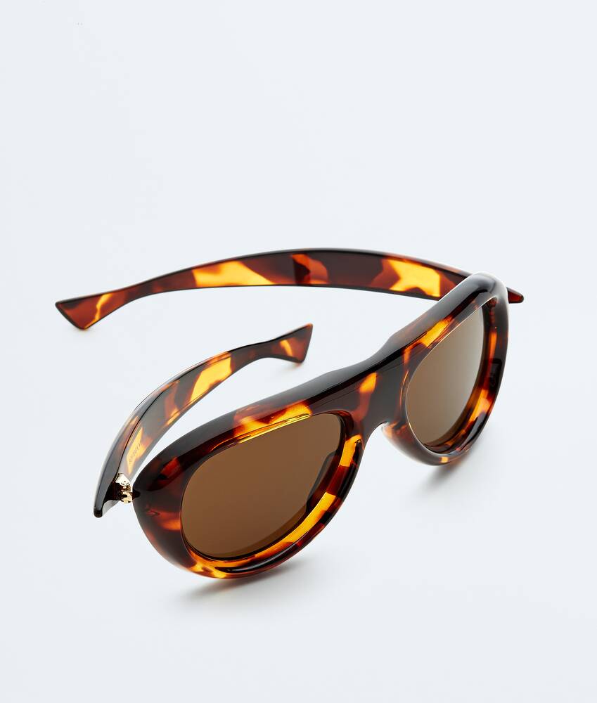 Sardine Aviator-Sonnenbrille in Havana brown Bottega Veneta Deutschland DE - Image 3