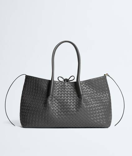 Women's Large Pinacoteca in Obsidian gray/silica gray Bottega Veneta Italy EN - Image 1