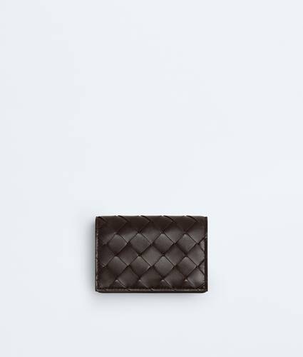 Women's Intrecciato Business Card Case in Fondant Bottega Veneta Kuwait EN - Image 1