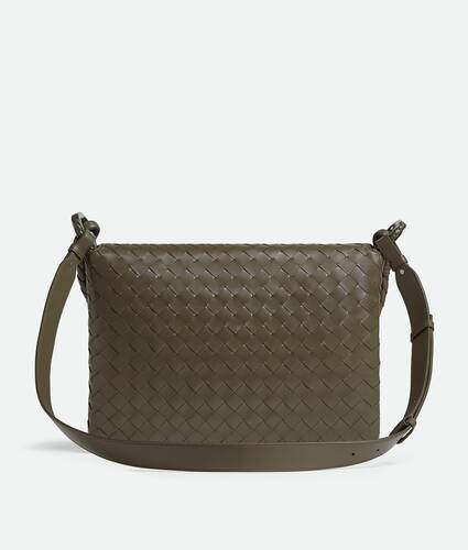 Men's Small Swing Messenger in Cypress Bottega Veneta Spain EN - Image 5