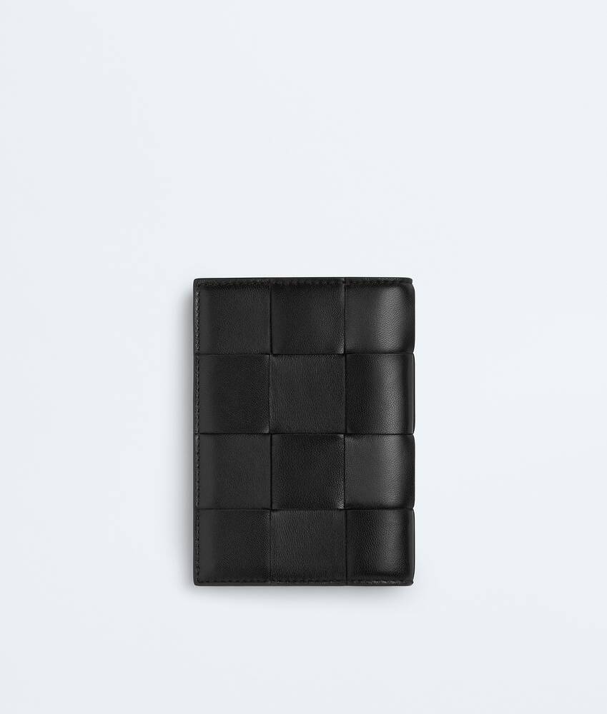 Women's Cassette Passport Case in Black Bottega Veneta United States EN - Image 3