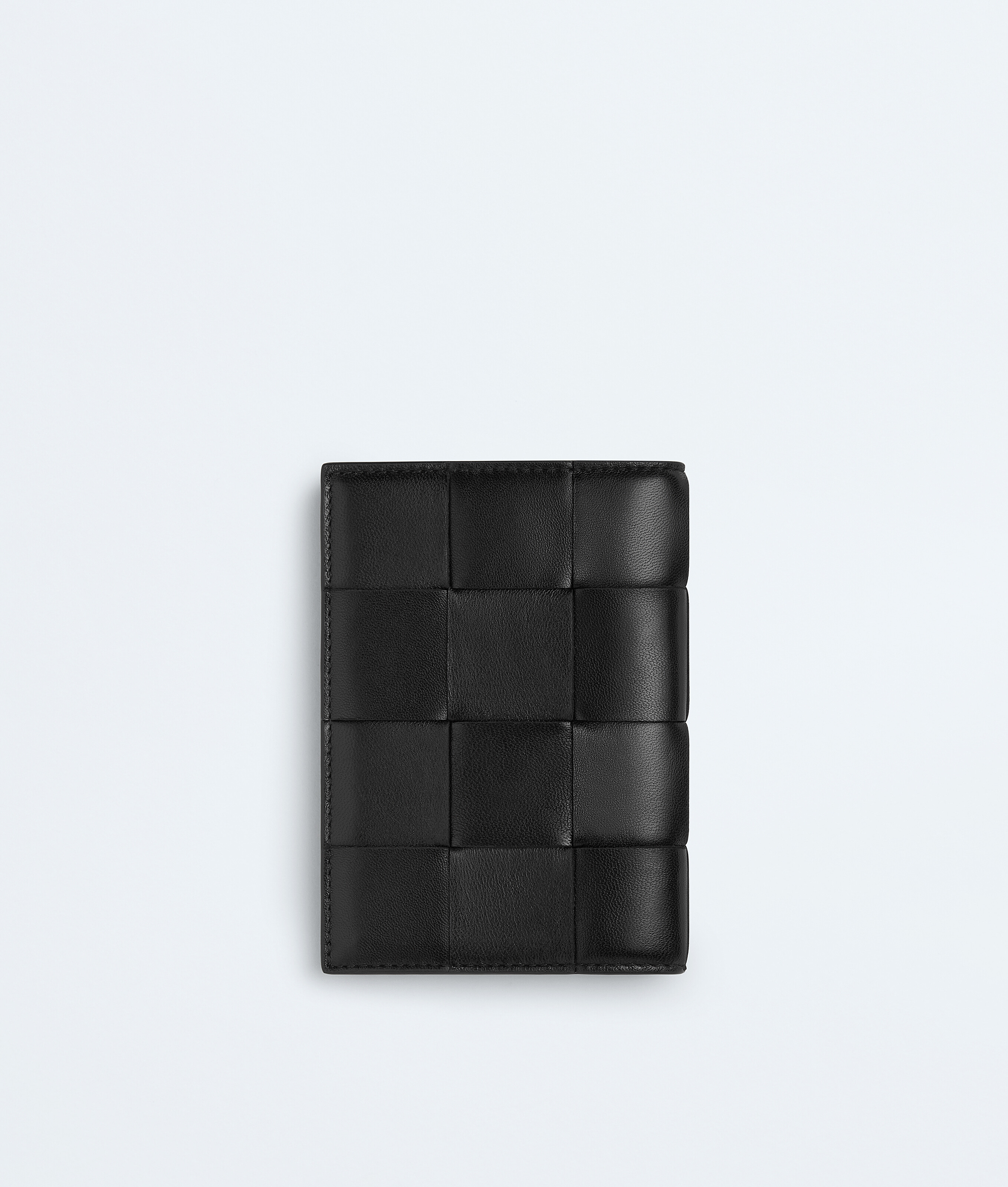 Women's Cassette Passport Case in Black Bottega Veneta Greece EN - Image 3