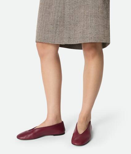 Bailarina Rosa para Mujer en Dark apple candy Bottega Veneta M&eacute;xico ES - Image 2