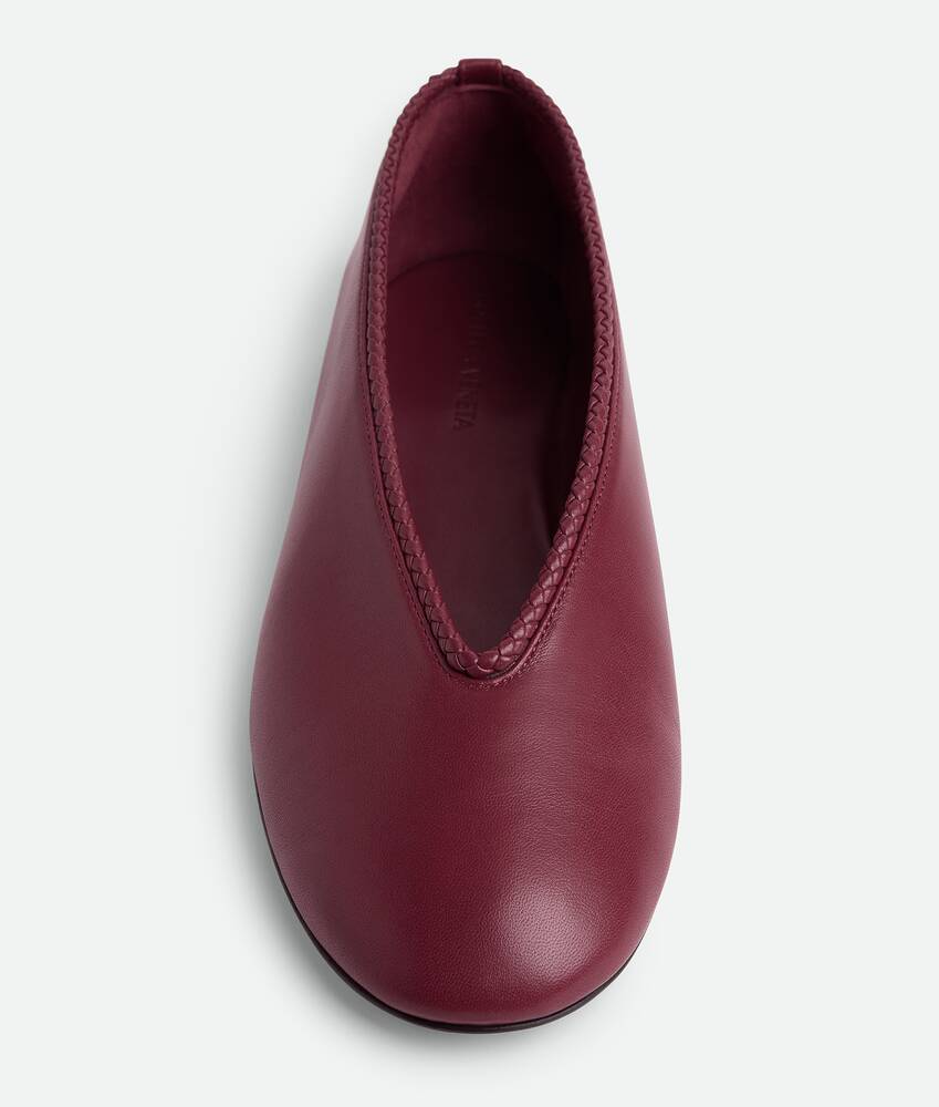 Women's Rosa Ballerina in Dark apple candy Bottega Veneta France EN - Image 6