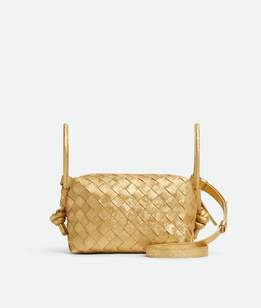 Women's Loop Top Handle in Gold Bottega Veneta France EN - Image 5