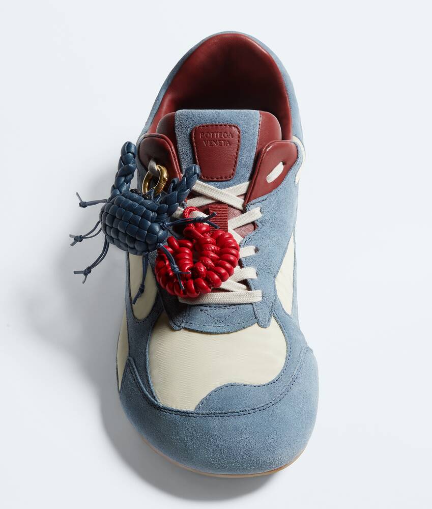 Men's Crab Charm with Hook in Denim/black Bottega Veneta Italy EN - Image 4