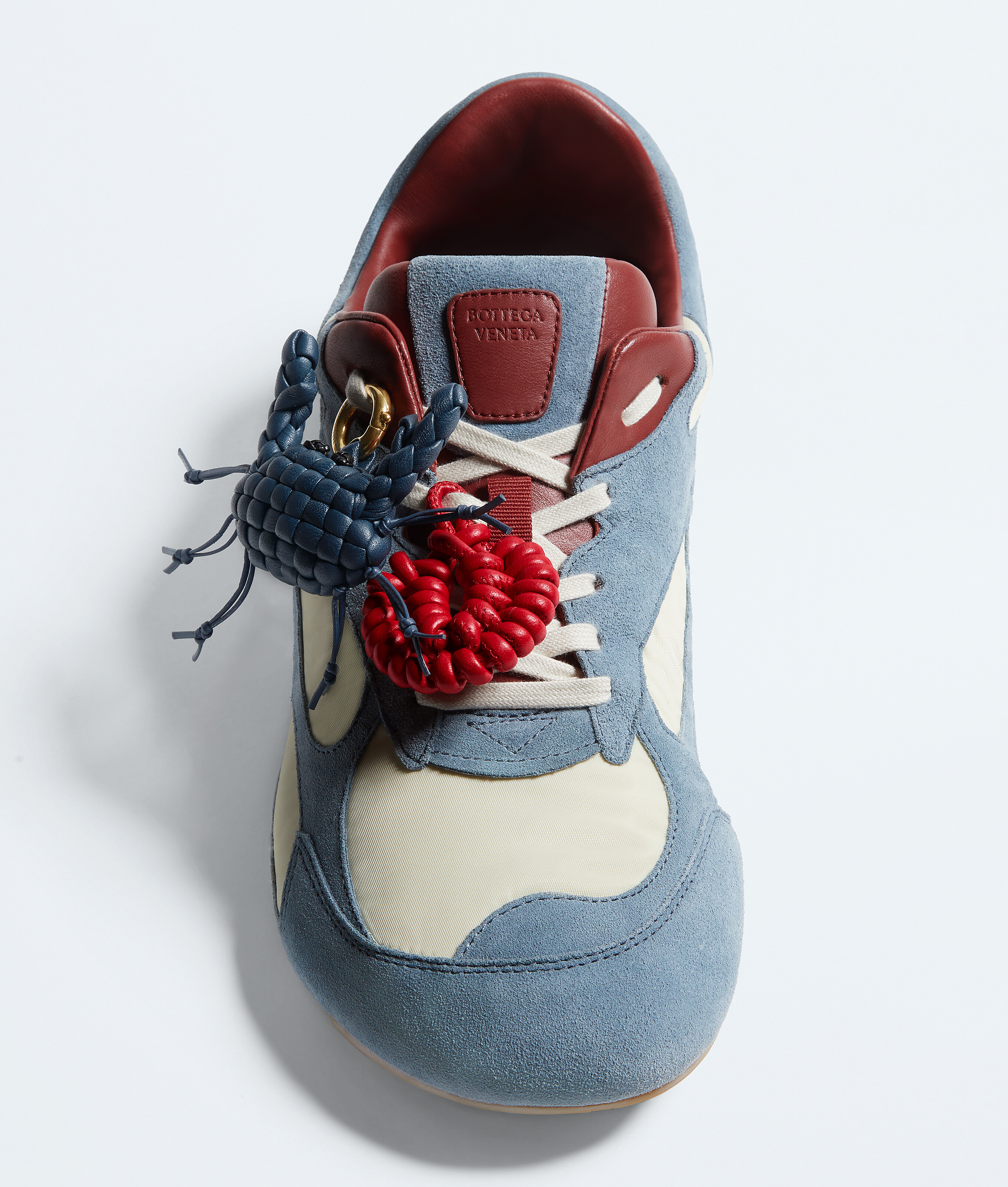 Men's Crab Charm with Hook in Denim/black Bottega Veneta United Arab Emirates EN - Image 4