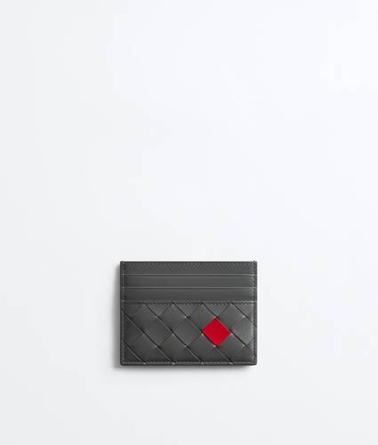 Étui pour cartes de crédit Intrecciato pour Homme en Obsidian grey/radar Bottega Veneta Belgique FR - Image 1