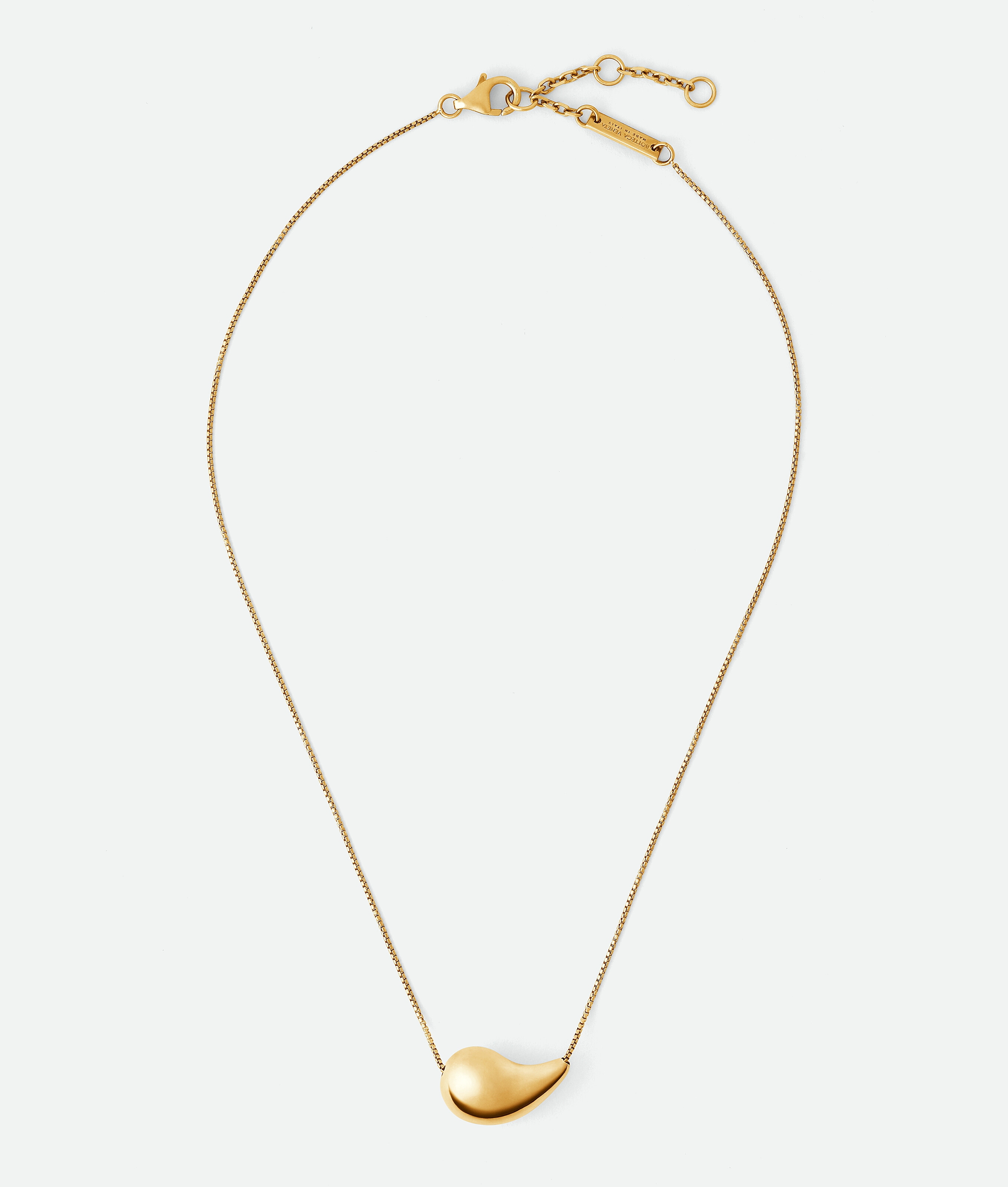 Women's Drop Pendant Necklace in Yellow gold | Bottega Veneta SG