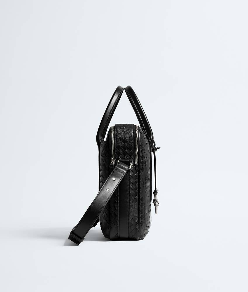 Men's Getaway Briefcase in Black Bottega Veneta Cyprus EN - Image 4