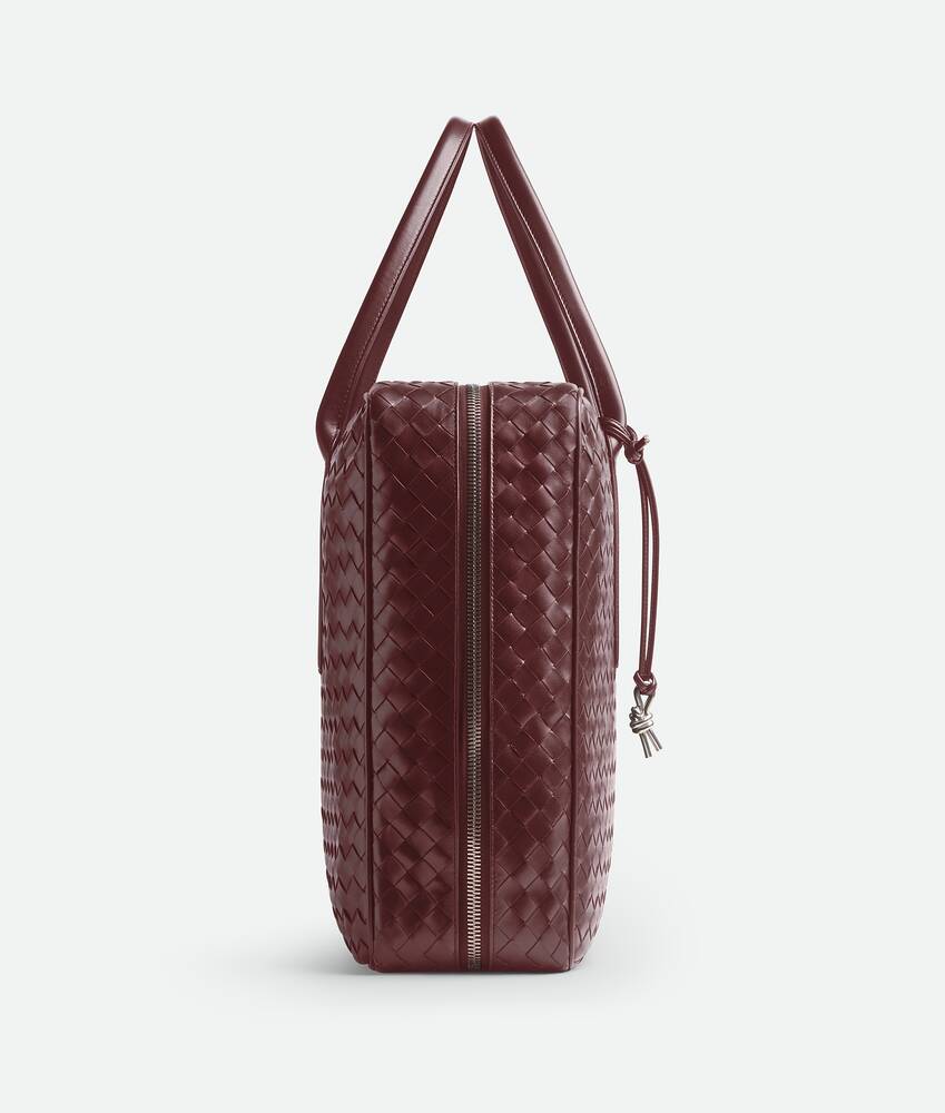 Men's Large Getaway Weekender in Madder brown Bottega Veneta United Kingdom EN - Image 4
