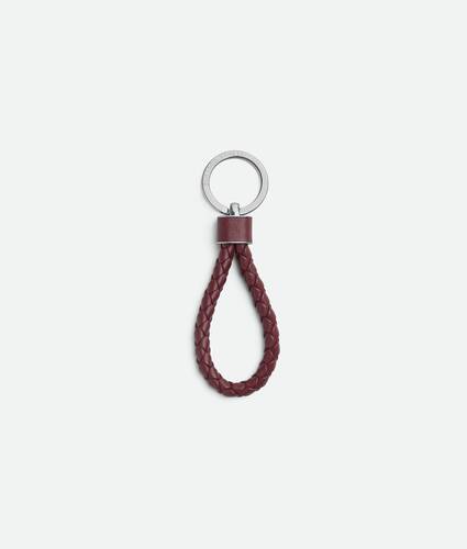 Men's Intreccio Key Ring in Barolo Bottega Veneta Norway EN - Image 1