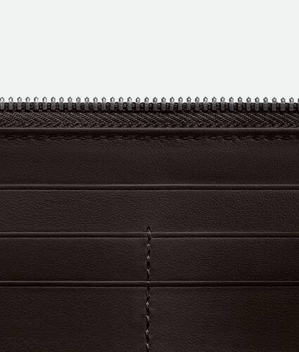 Intrecciato Zip Around Wallet