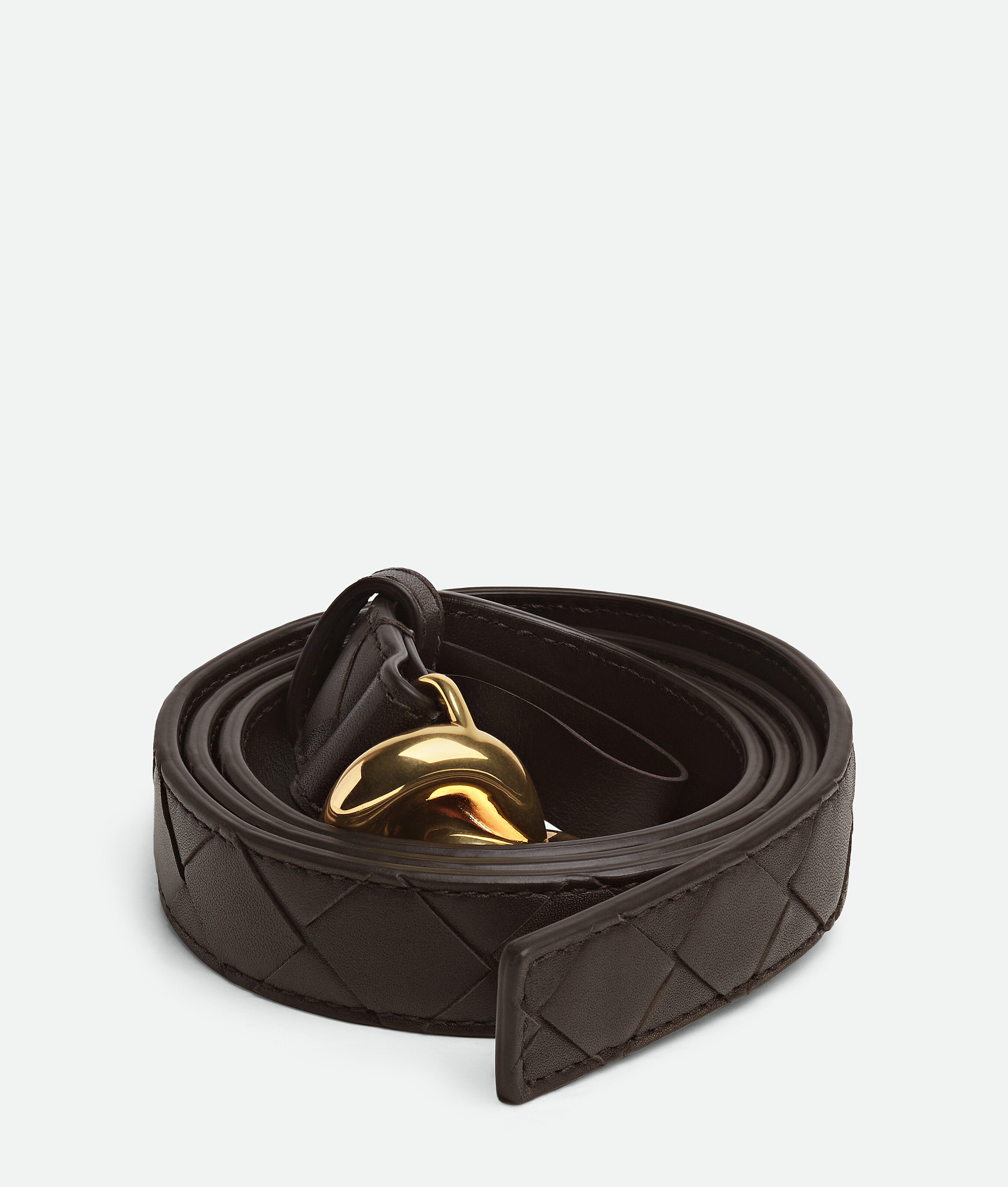 Bottega Veneta Knot Belt In Brown