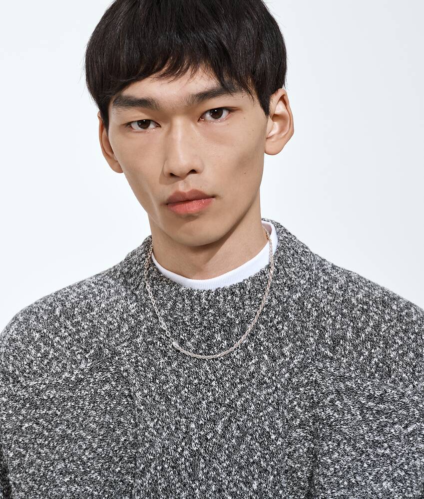 Men's Chain Necklace in Silver Bottega Veneta Bulgaria EN - Image 2
