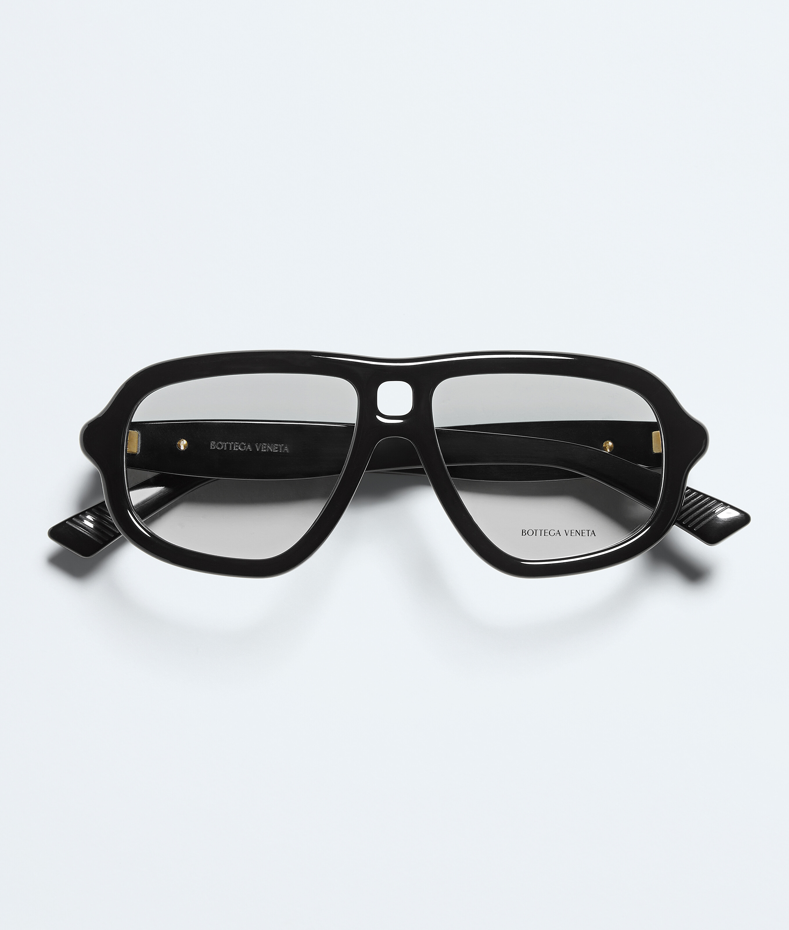 Sophia Ribbon Aviator Eyeglasses in Black/transparent Bottega Veneta Luxembourg EN - Image 1