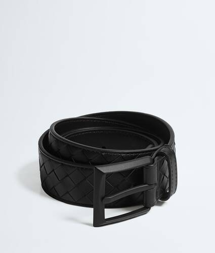 Men's Solo Belt in Black/nero opaco Bottega Veneta Lithuania EN - Image 1