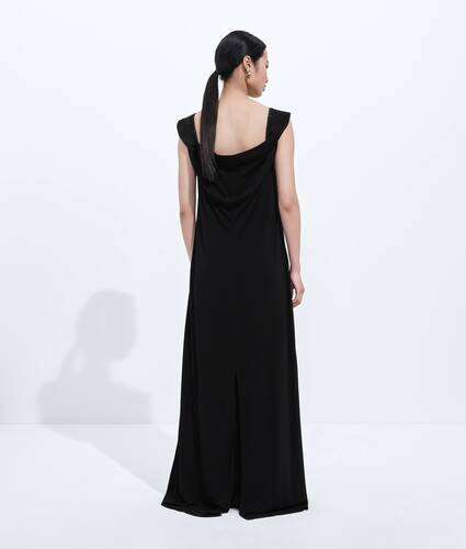 Kleid aus Viskosejersey-Cr&ecirc;pe f&uuml;r Damen in Double black Bottega Veneta &Ouml;sterreich DE - Image 2