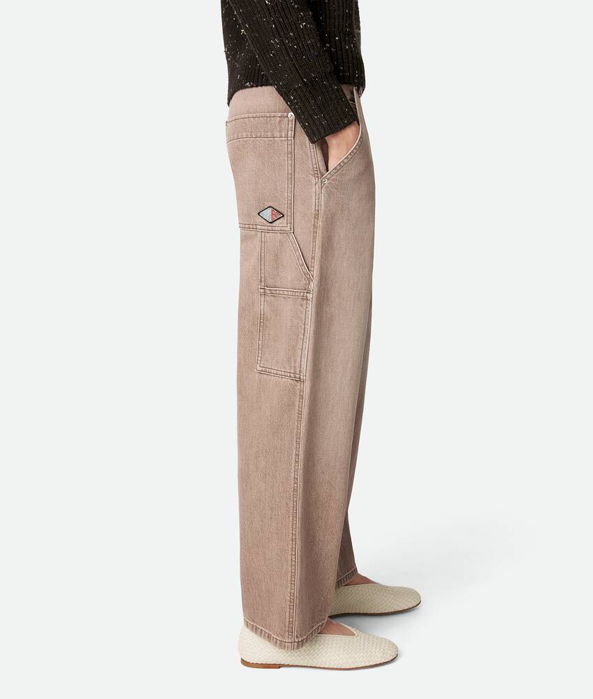 Display a large version of the product image 2 - Brown Cargo Jeans