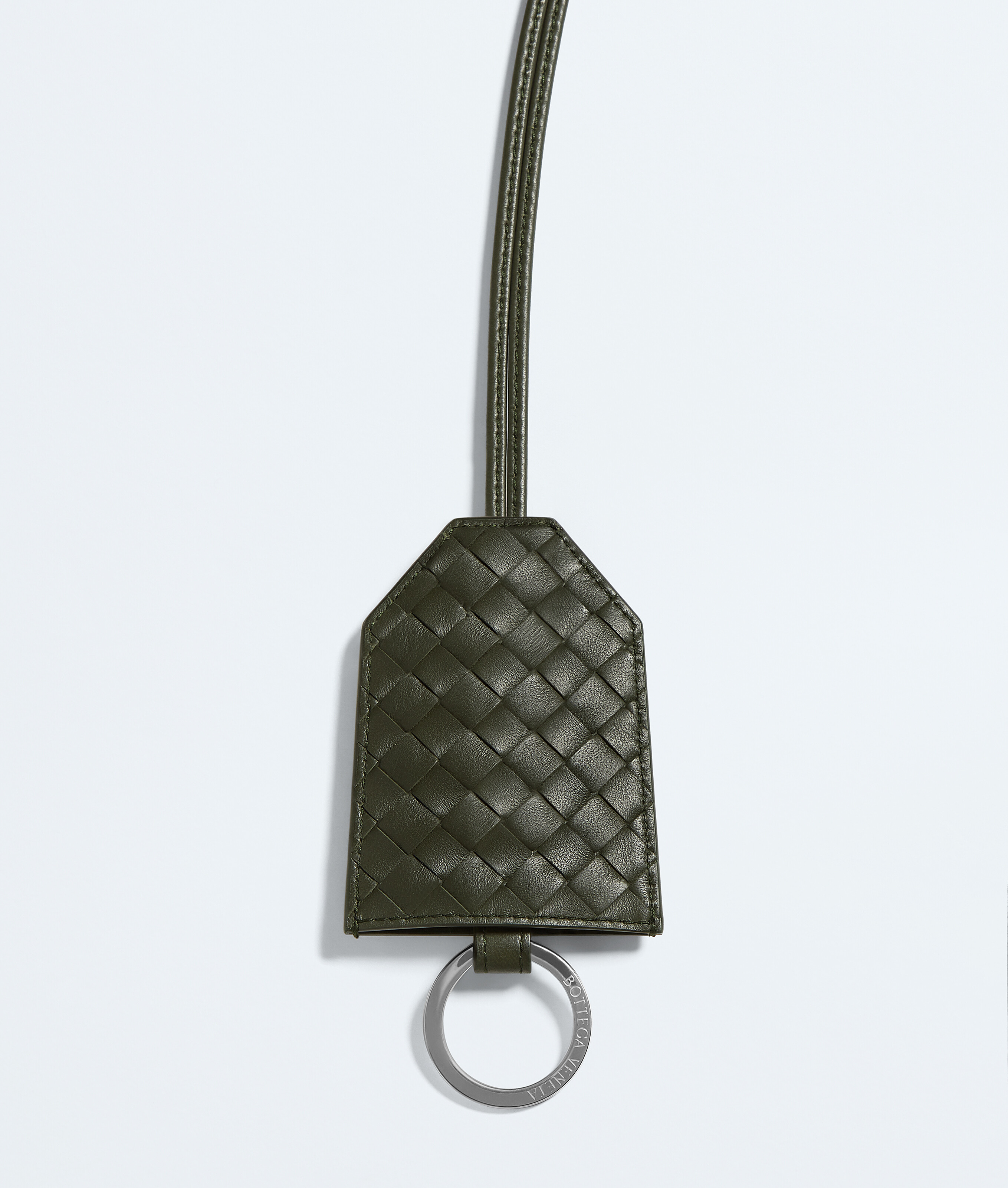 Key Holder Necklace  in Bark green Bottega Veneta Luxembourg EN - Image 4