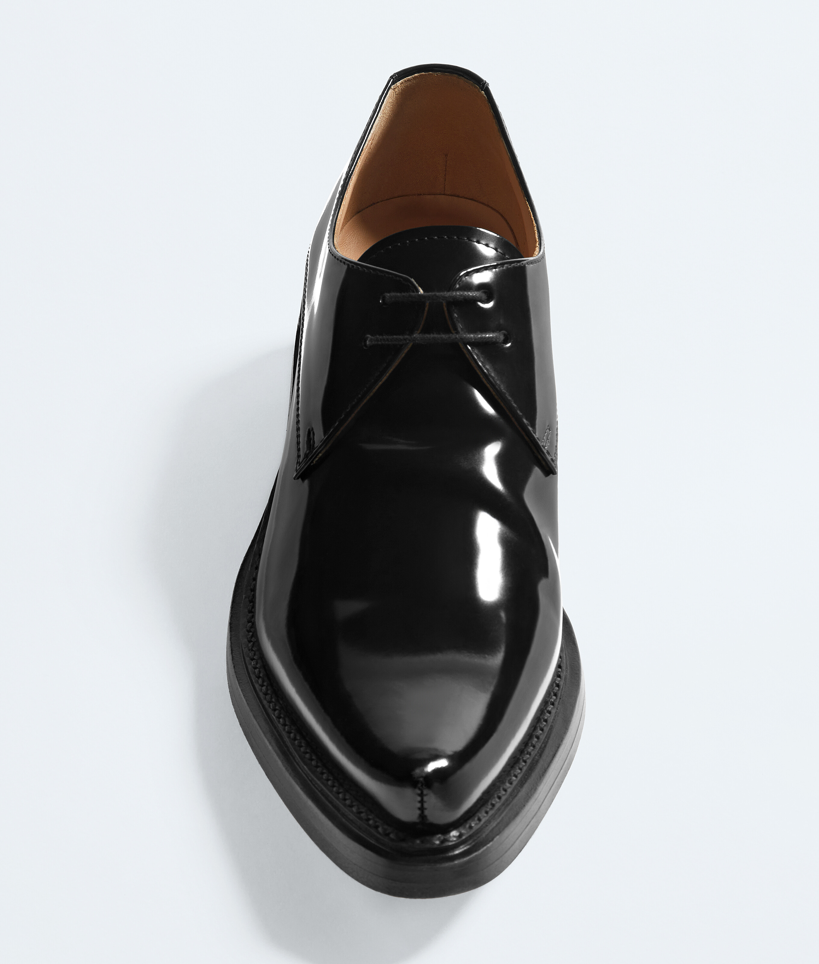 Women's Glaston Lace-Up Shoe in Black Bottega Veneta Luxembourg EN - Image 4