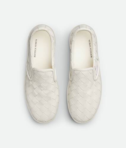 Women's Sawyer Sneaker in White Bottega Veneta Romania EN - Image 4