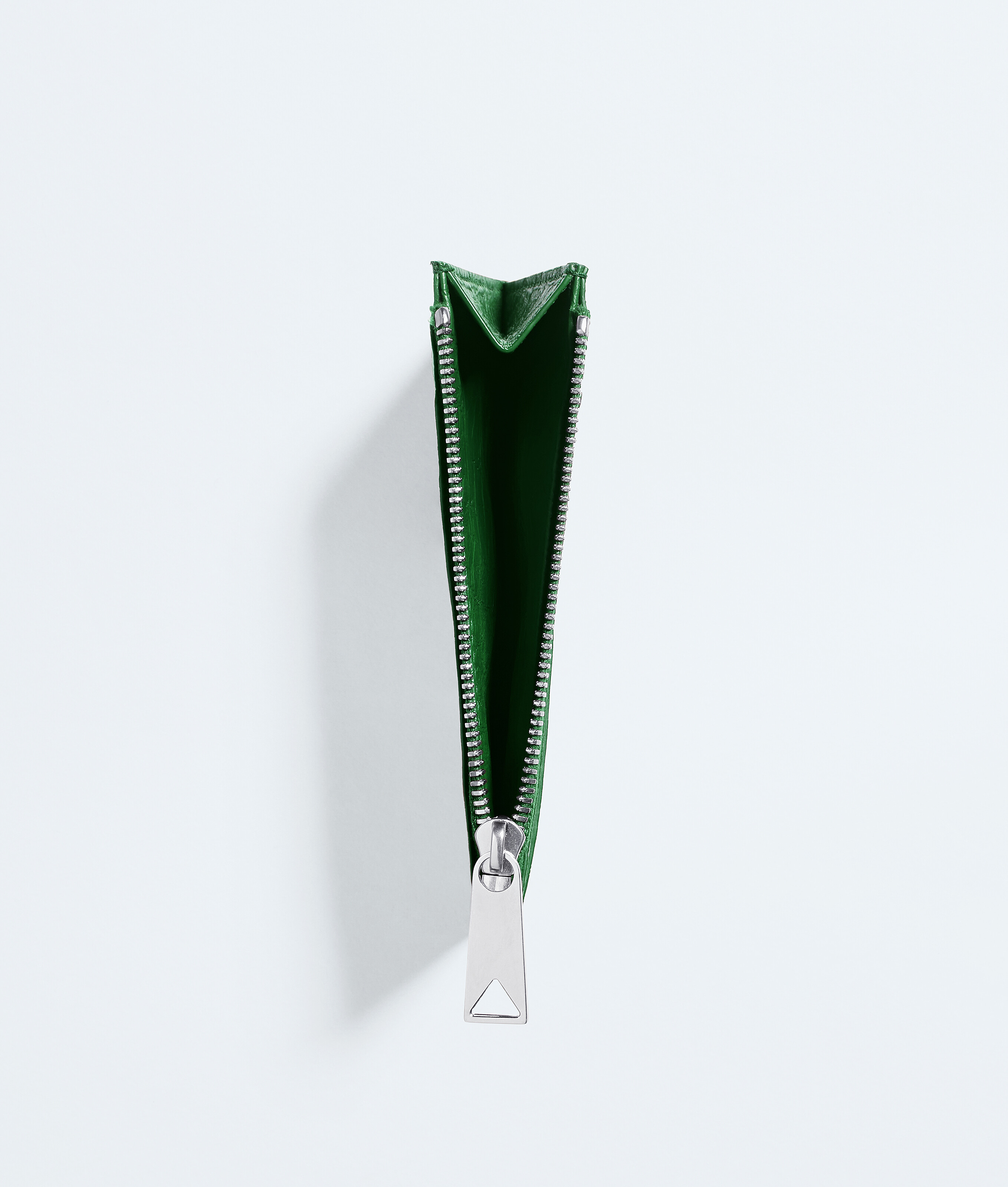 Men's Woven Mycelium Zipped Card Case  in Shamrock Bottega Veneta Luxembourg EN - Image 2