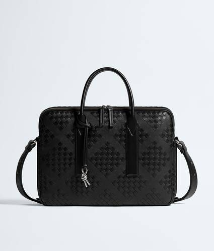 Men's Getaway Briefcase in Black Bottega Veneta Cyprus EN - Image 1