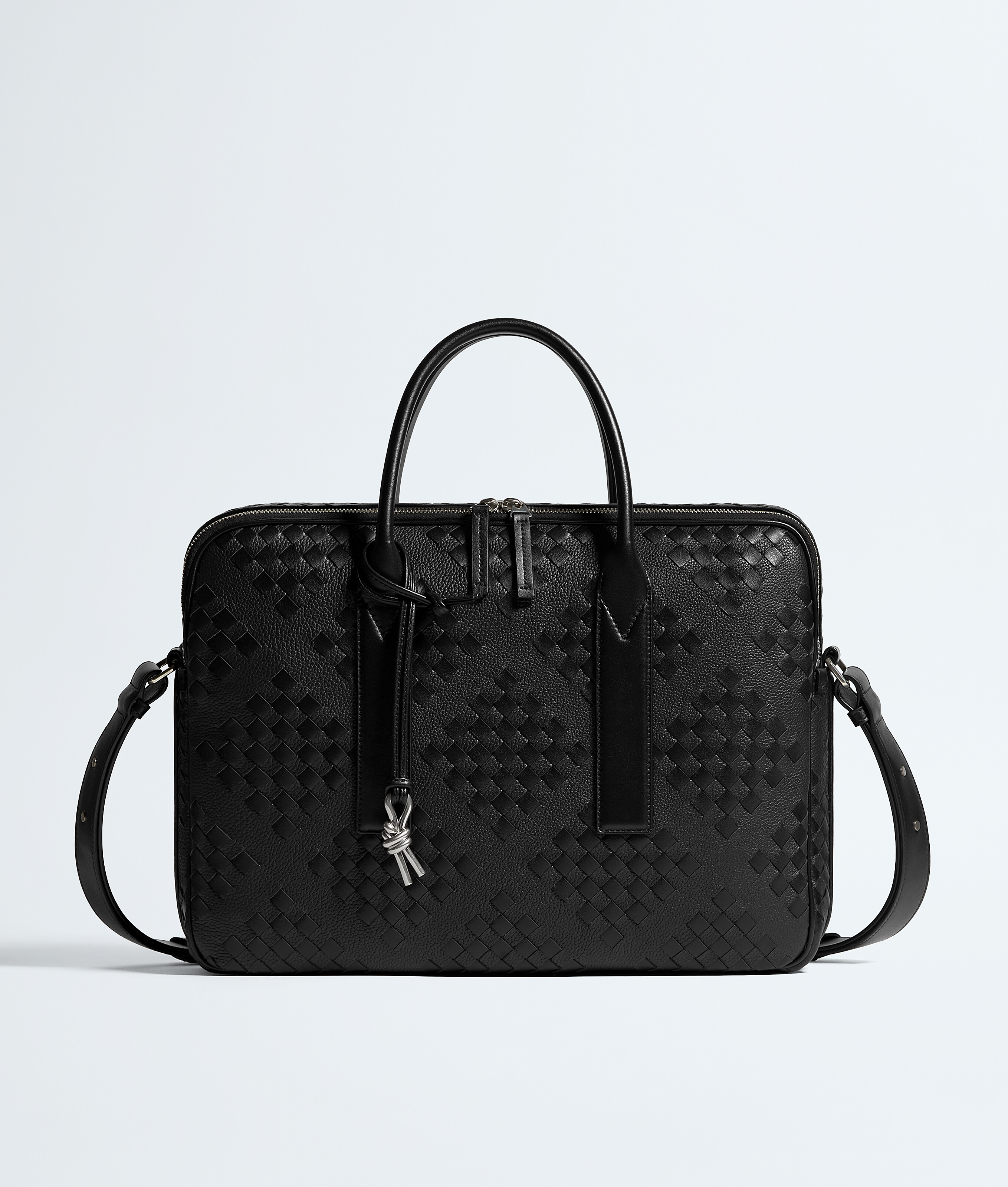 Bottega Veneta Black Getaway Briefcase - Man - U