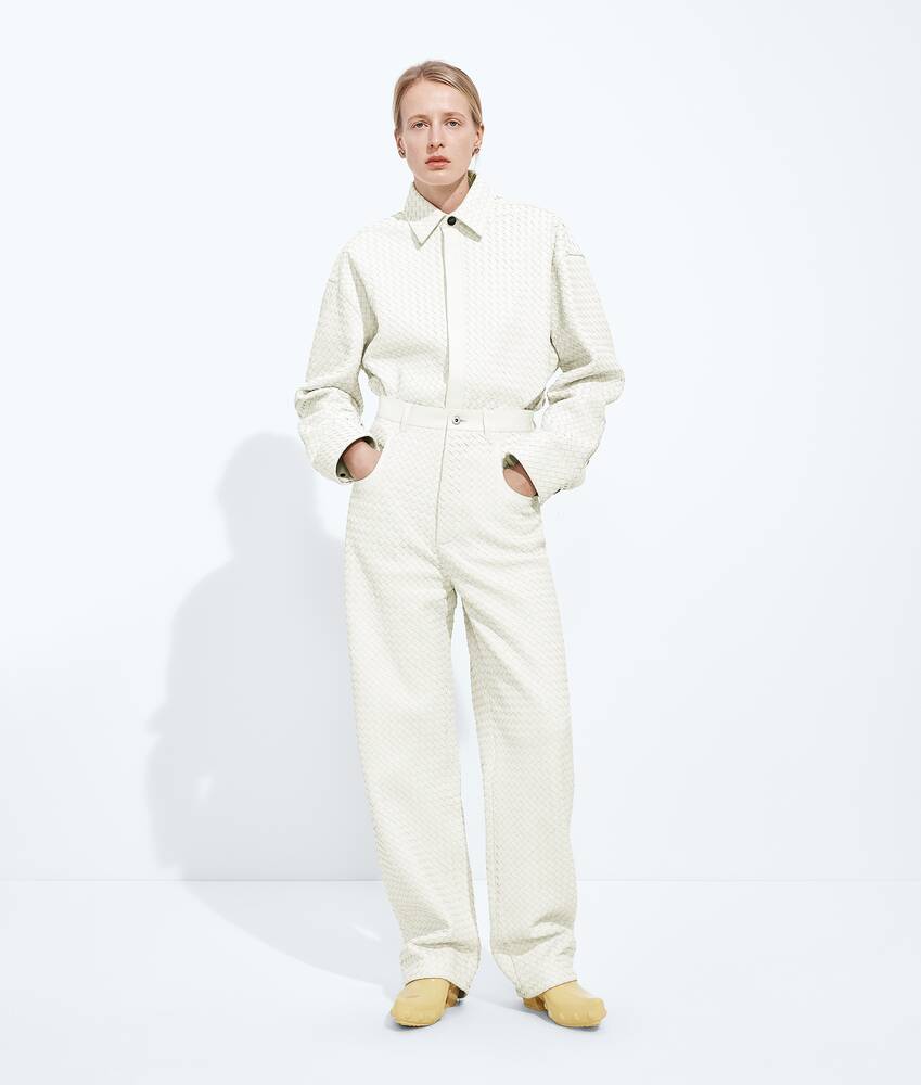 大きな商品イメージを表示する 4 - イントレチャートレザー シャツ