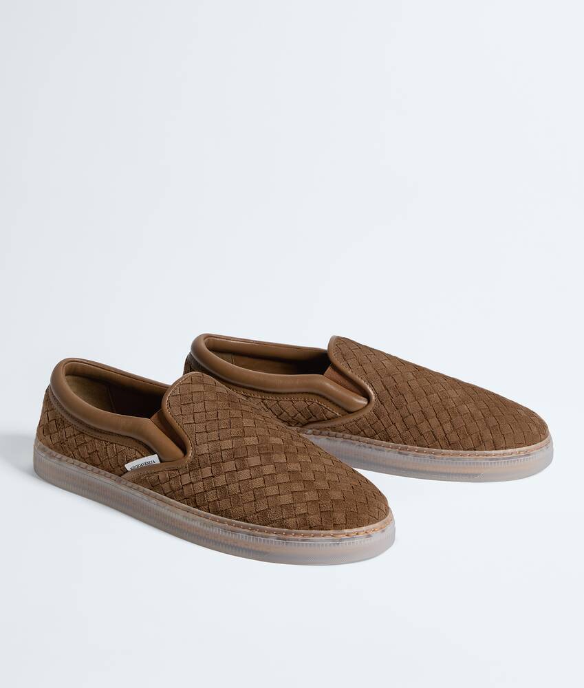 Men's Serena Sneaker in Dark caramel 20 Bottega Veneta Romania EN - Image 3
