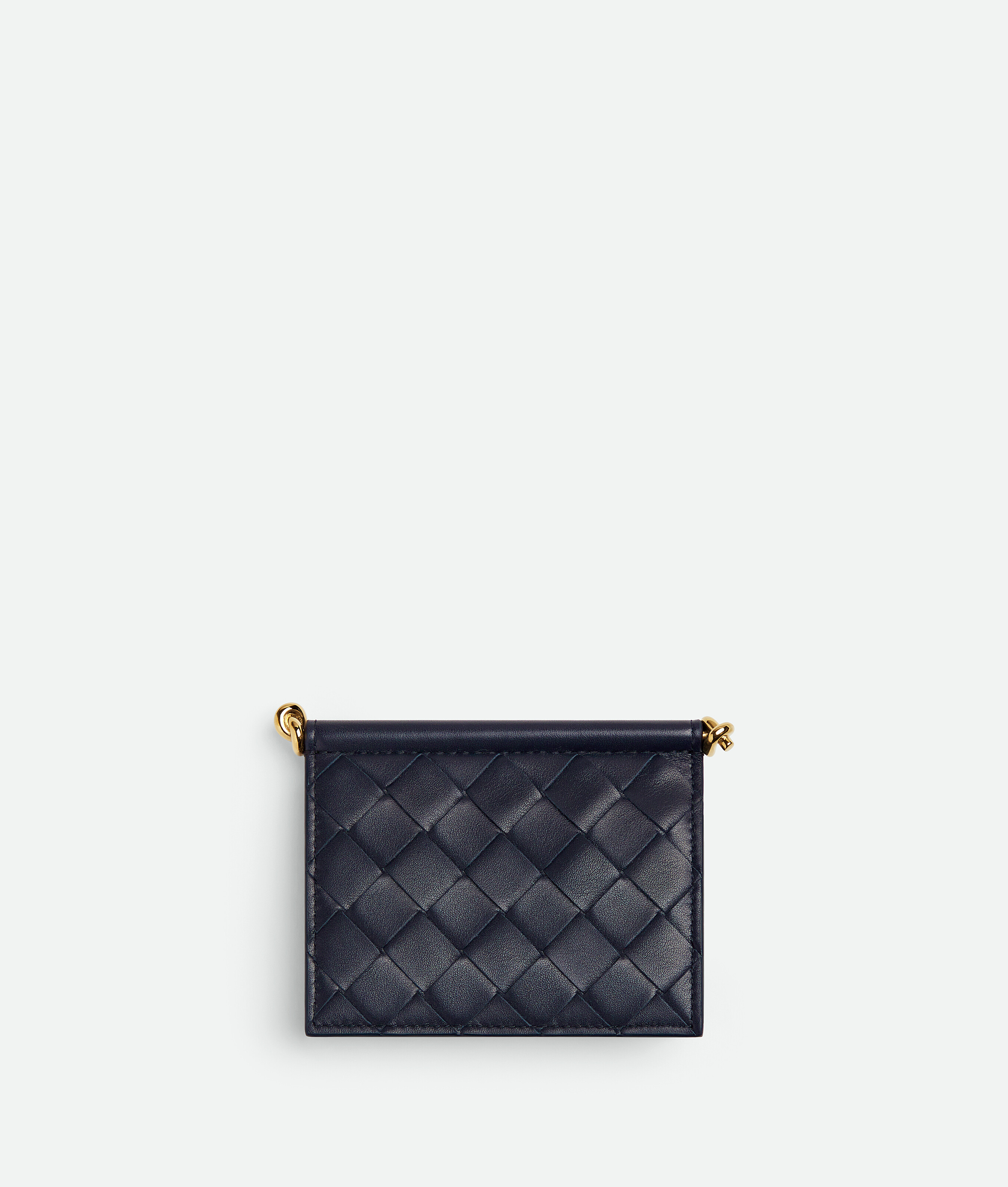 Bottega Veneta Solstice Business Card Case In Black