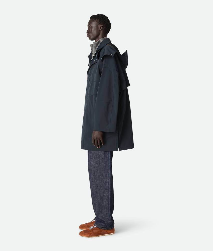 Display a large version of the product image 2 - Bonded Tech Wool Hooded Parka