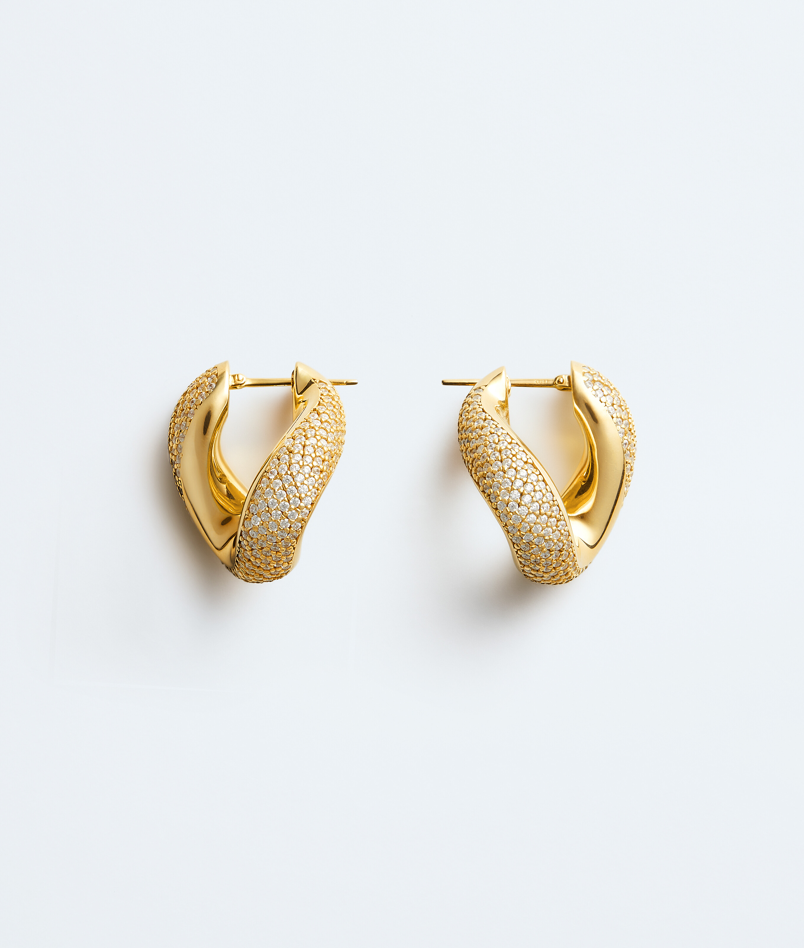 Women's Prisma Chain Earrings in White Bottega Veneta Japan EN - Image 1